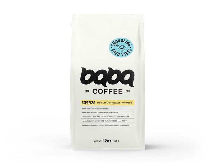 Espresso - Medium Light Roast - Organic