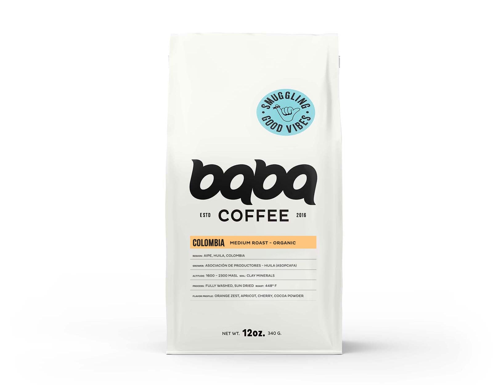 Colombia - Medium Roast - Organic – Baba Coffee - Coffee Carlsbad